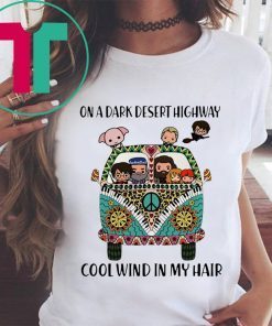 Harry Potter On A Dark Desert Highway Feel Cool Wind In My Hair Funny Shirts