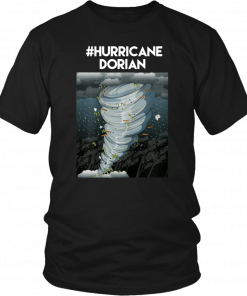 Hashtag Hurricane Dorian tshirt Bahamas Hurricane Dorian 2019 T-Shirt