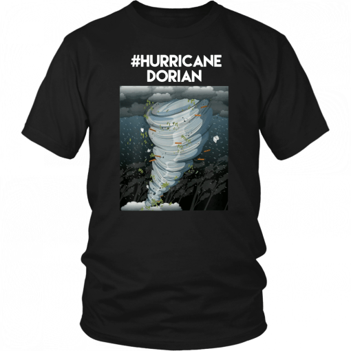 Hashtag Hurricane Dorian tshirt Bahamas Hurricane Dorian 2019 T-Shirt