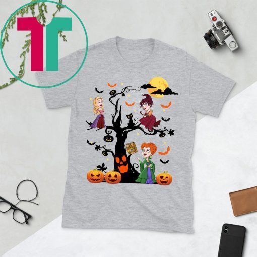 Hocus Tree Three Witches Pocus Tee Shirt