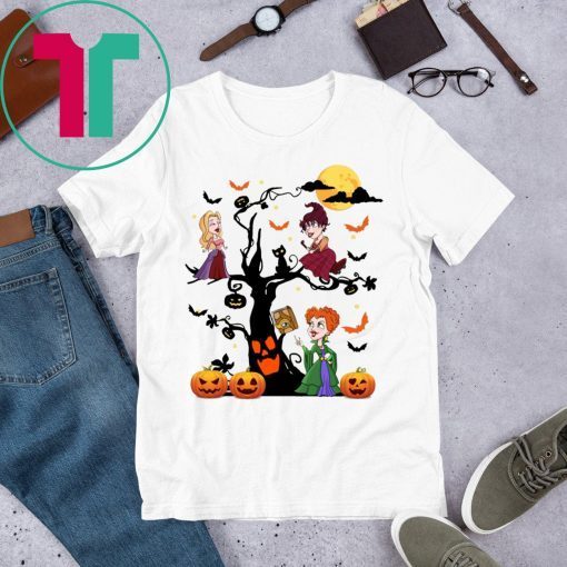 Hocus Tree Three Witches Pocus Tee Shirt