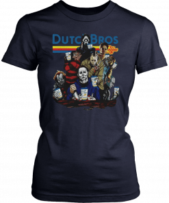 Horror Character movie Dutch Bros coffee 2019 T-Shirt