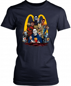 Horror Movie Characters MCdonald 2019 T-Shirt