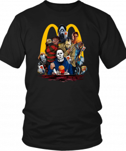 Horror Movie Characters MCdonald 2019 T-Shirt