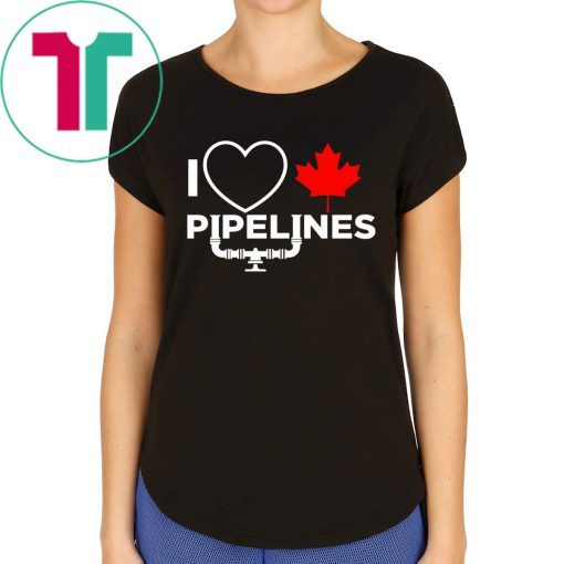 I LOVE CANADIAN PIPELINES TEE SHIRT