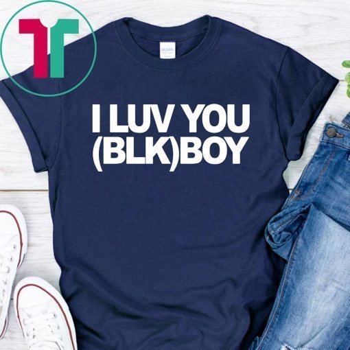 I LUV YOU (BLK) BOY Unisex T-Shirt