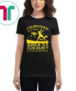 I Survived 1st Annual Area 51 5K Fun Run T-Shirts