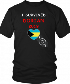 Buy I Survived Hurricane Dorian 2019 Bahamas Tee Shirt