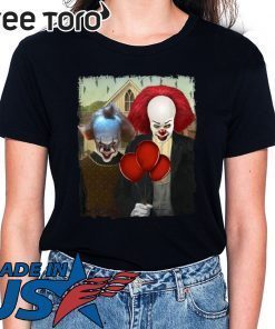 IT PENNYWISE AMERICAN GOTHIC 2017 2019 T-SHIRTS