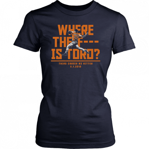 Justin Verlander Houston Where The F Is Toro T-Shirt