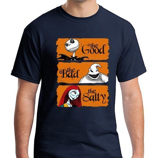 JACK SKELLINGTON THE GOOD OOGIE BOOGIE THE BAD THE SALLY T-SHIRTS