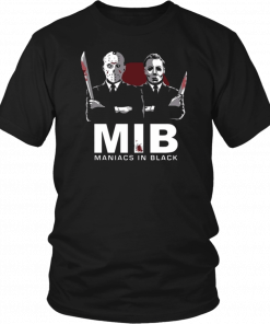 JASON X MYERS MANIACS IN BLACK UNISEX T-SHIRT