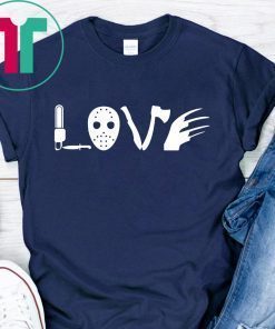 Halloween Jason Voorhees Love Icon Horror Shirt