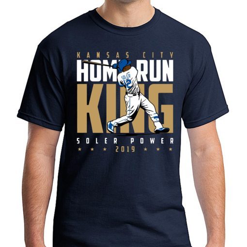 Kansas City Home Run King Soler Power T-Shirts for Mens Womens Kids