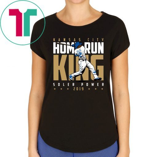 Kansas City Home Run King Soler Power T-Shirts for Mens Womens Kids