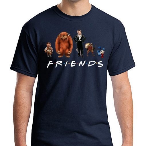 Halloween Labyrinth Characters Friends Tee Shirt