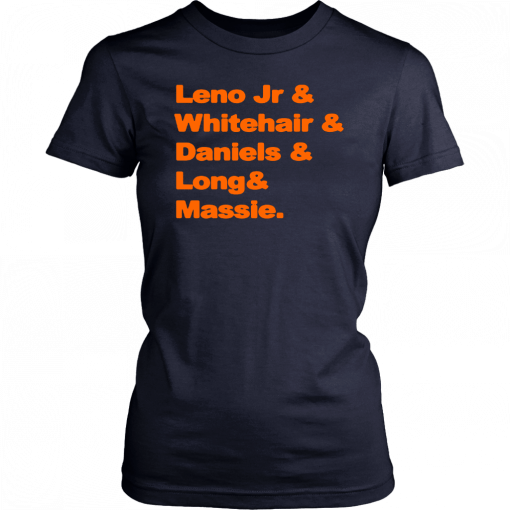 Leno Jr and Whitehair and Daniels and Long and Massie Tee Shirt