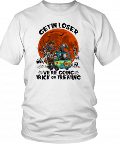 Massacre Machine Horror Get In Losers We’re Going Trick Or Treating T-Shirt