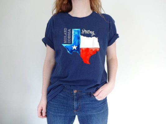 Midland Odessa Strong Texas Flag 432 Shirt for Mens Womens