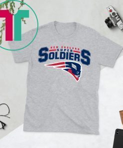 NEW ENGLAND SUPER SOLDIERS SHIRT NEW ENGLAND PATRIOTS - CAPTAIN AMERICA