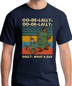 Vintage Oo De Lally Golly What A Day Robin Hood Disney Cartoon Retro T-Shirt