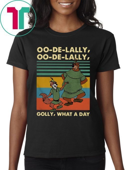 Vintage Oo De Lally Golly What A Day Robin Hood Disney Cartoon Retro T-Shirt