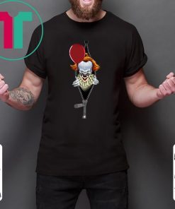 Pennywise IT In Zipper Pocket Halloween Shirt