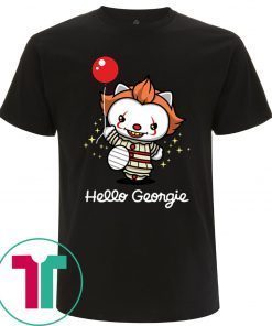 Halloween Pennywise Kitty Hello Georgie T-Shirt