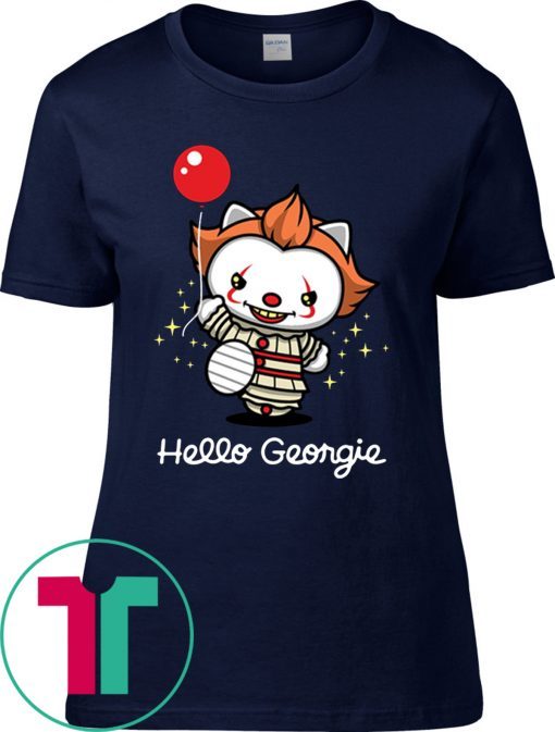 Halloween Pennywise Kitty Hello Georgie T-Shirt