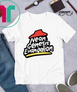 Pizza Neon genesis evangelion tee shirt