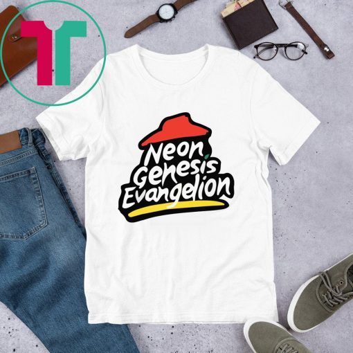 Pizza Neon genesis evangelion tee shirt