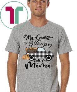 Car my greatest blessings call me Mimi 2019 T-Shirt