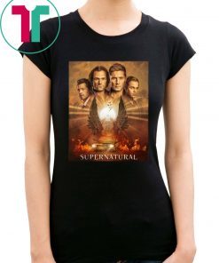 SUPERNATURAL FINAL SEASON POSTER T-SHIRTS