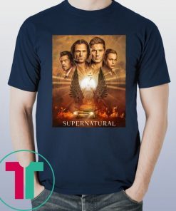 SUPERNATURAL FINAL SEASON POSTER T-SHIRTS