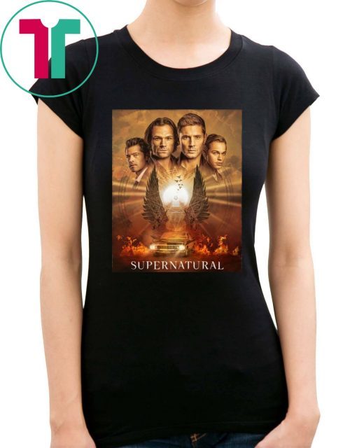 SUPERNATURAL FINAL SEASON POSTER T-SHIRTS