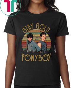 Vintage Stay Gold Ponyboy Tee Shirt