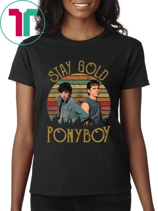 Vintage Stay Gold Ponyboy Tee Shirt