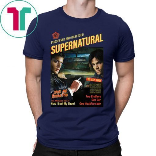 Supernatural End of the Road T-Shirt Font and Back