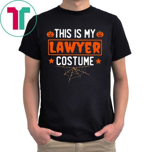 Halloween This Is My Lawyer Costume Tee Shirt