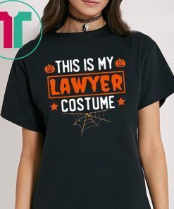 Halloween This Is My Lawyer Costume Tee Shirt