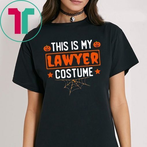 Halloween This Is My Lawyer Costume Tee Shirt