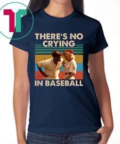 Tom Hanks There’s no crying in baseball vintage tee shirt