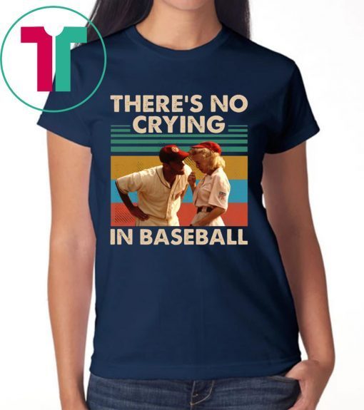 Tom Hanks There’s no crying in baseball vintage tee shirt