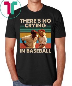 Tom Hanks There’s no crying in baseball vintage tee shirt