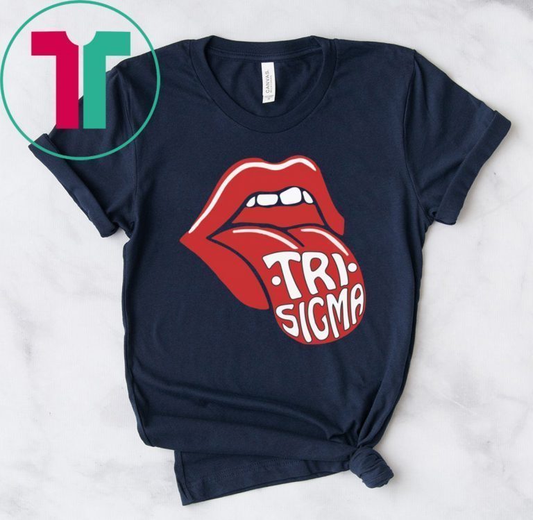 Tri Sigma Sexy Mouth T-Shirt for Mens Womens Kids