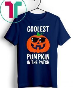 Coolest Pumpkin in the Patch, Halloween Costume Boys Girls Unisex T-Shirt