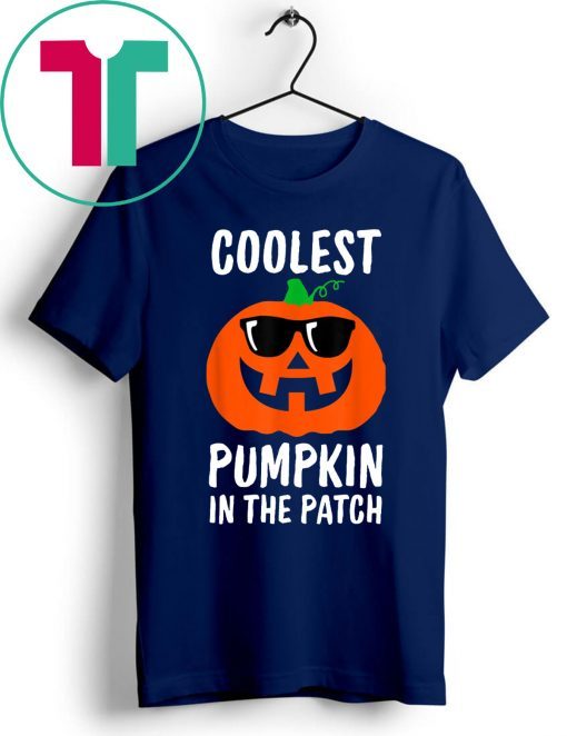 Coolest Pumpkin in the Patch, Halloween Costume Boys Girls Unisex T-Shirt