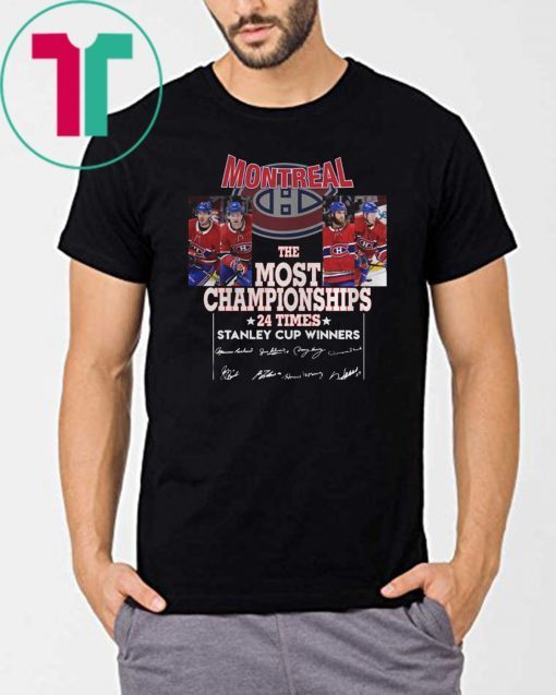 Montreal The Most Championships Unisex T-Shirt