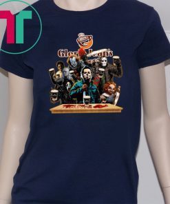 Horror Characters Drinking Gloria Jean's T-shirt Funny Halloween Tee