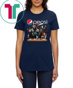 Horror Characters Drinking Pepsi T-shirt Funny Halloween Gift